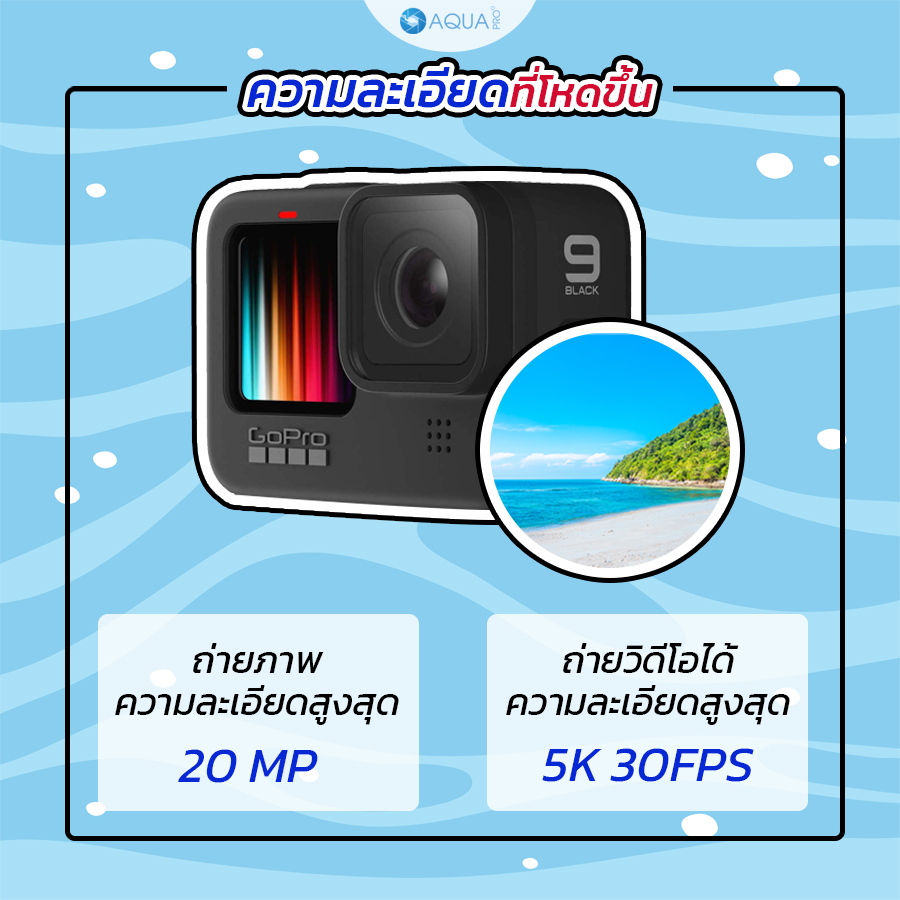 GoPro 9 ดีไหม ความละเอียด