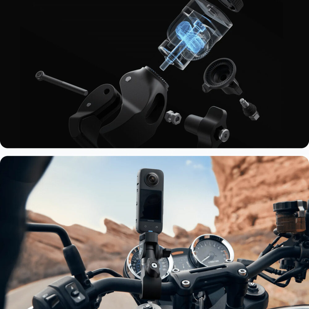 Insta360 Motorcycle Mount Bundle Kit - Image 9