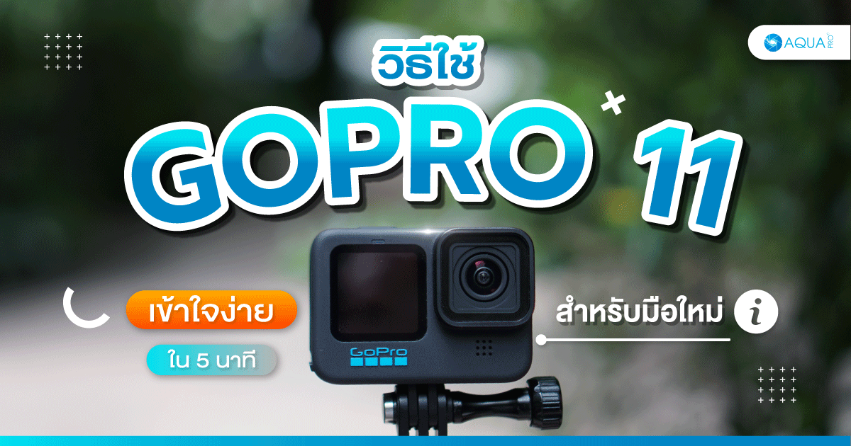 วิธีใช้ Gopro 11 สำหรับมือใหม่เข้าใจง่ายใน 5 นาที!