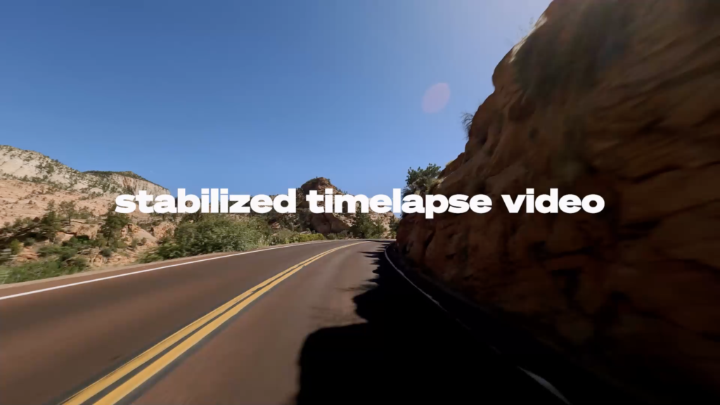 โหมด timelapse Video 5k 30fps