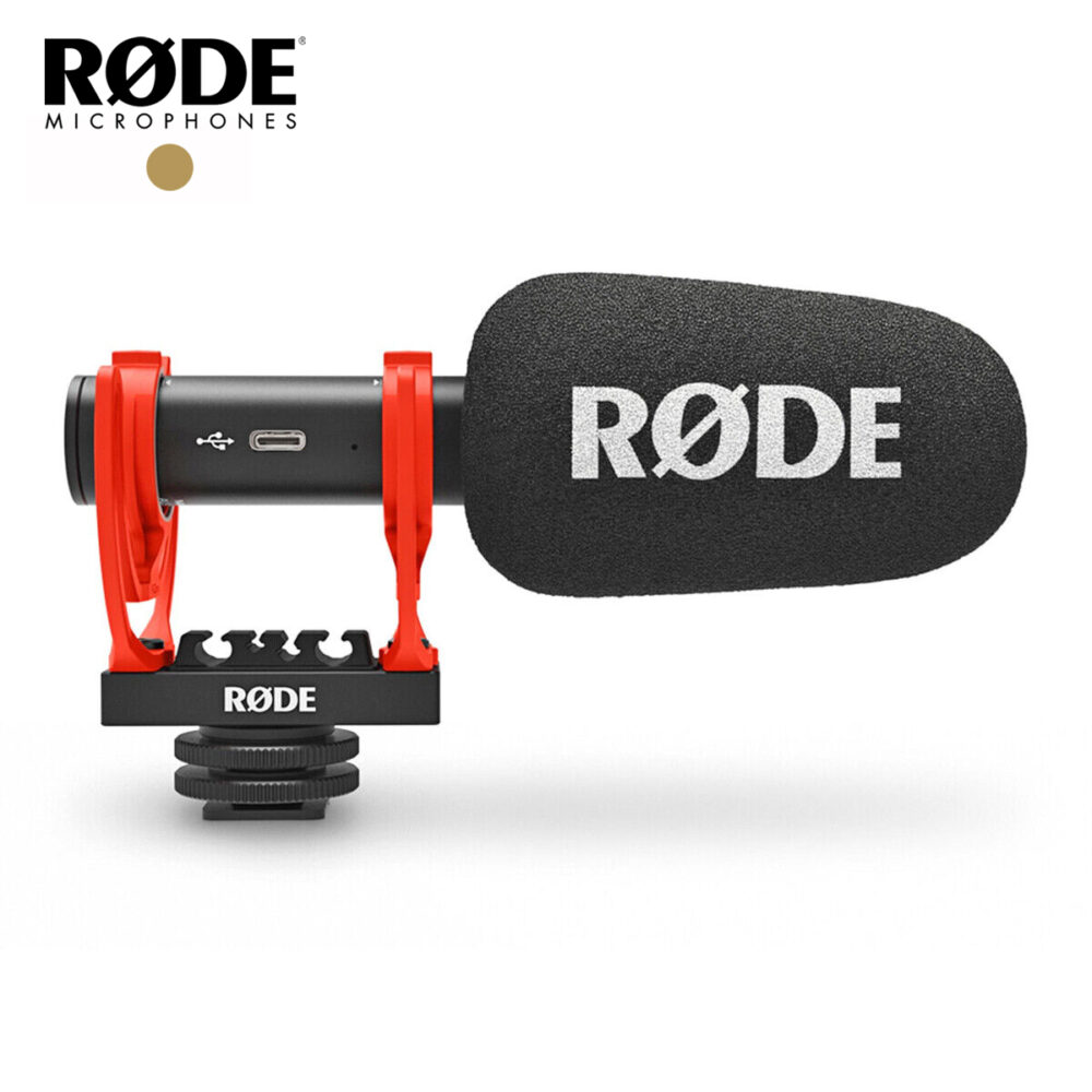 RODE VideoMic GO II ไมค์ติดหัวกล้อง with both 3.5mm and USB connections