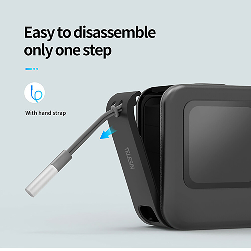 (Pre-Order 7-15 วัน) GoPro 13 / 12 / 11 / 10 / 9 Telesin Battery Lid Plastic - Image 10