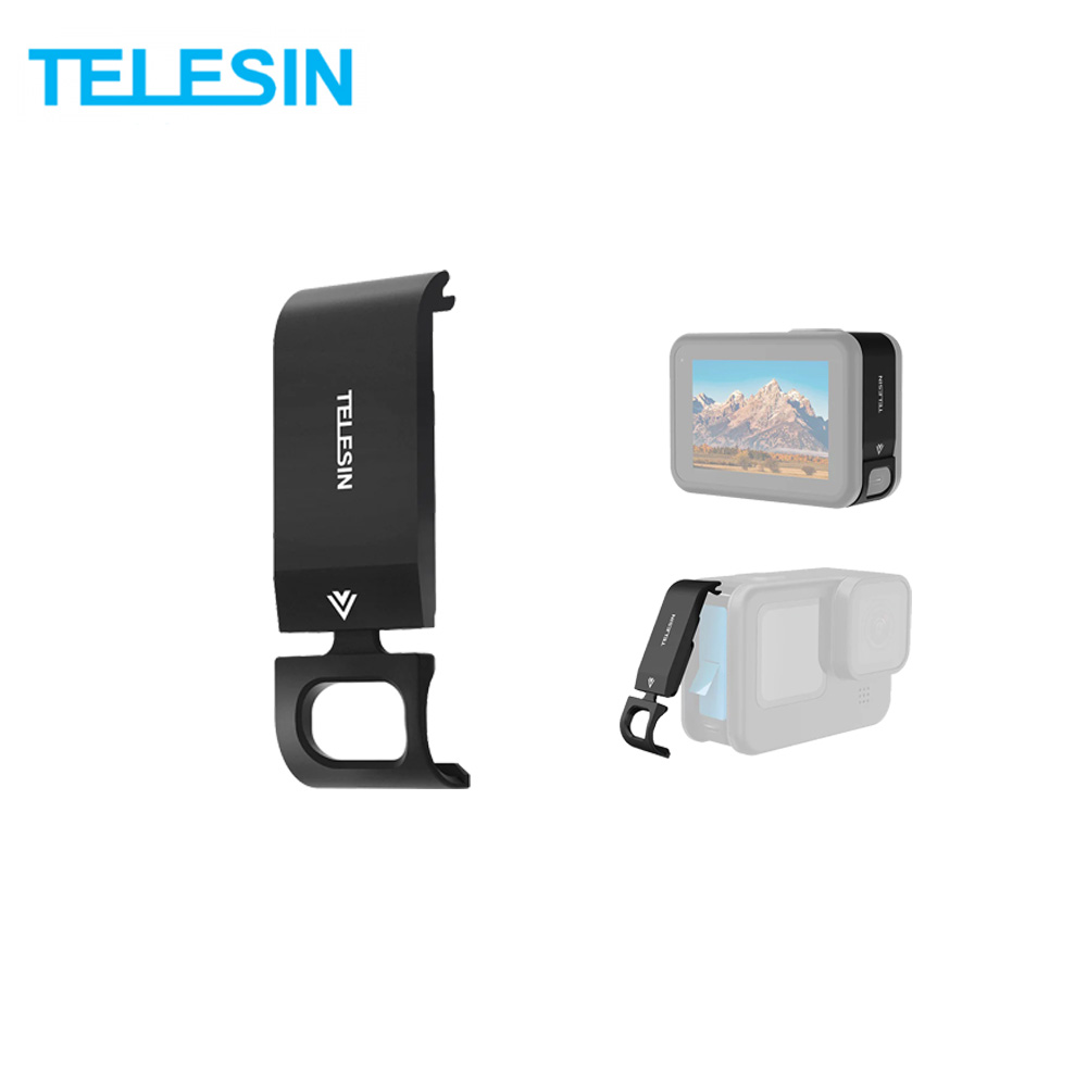 (Pre-Order 7-15 วัน) GoPro 13 / 12 / 11 / 10 / 9 Telesin Battery Lid Aluminum