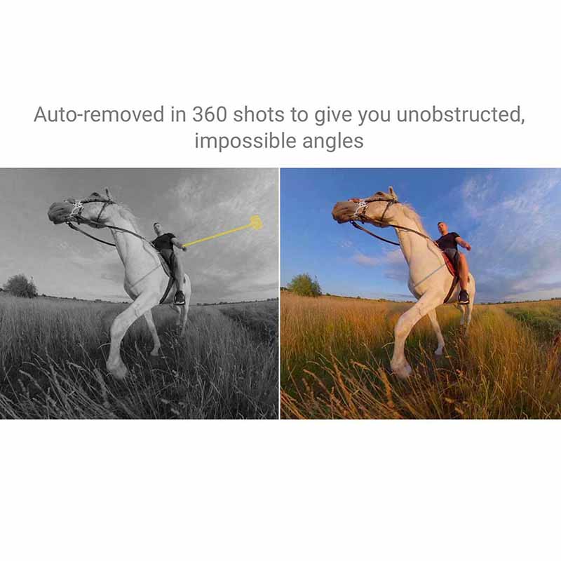 (Pre-order 7-20 วัน) Insta360 Motorcycle U-Bolt Mount + Invisible Selfie Stick 114 cm ของแท้ For Insta360 Camera - Image 2