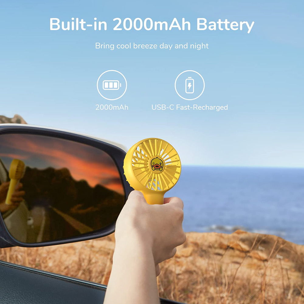 Jisulife FA20 Pocket Mini Fan B-DUCK พัดลมมือถือ พัดลมพกพา ประกันศูนย์ - Image 6