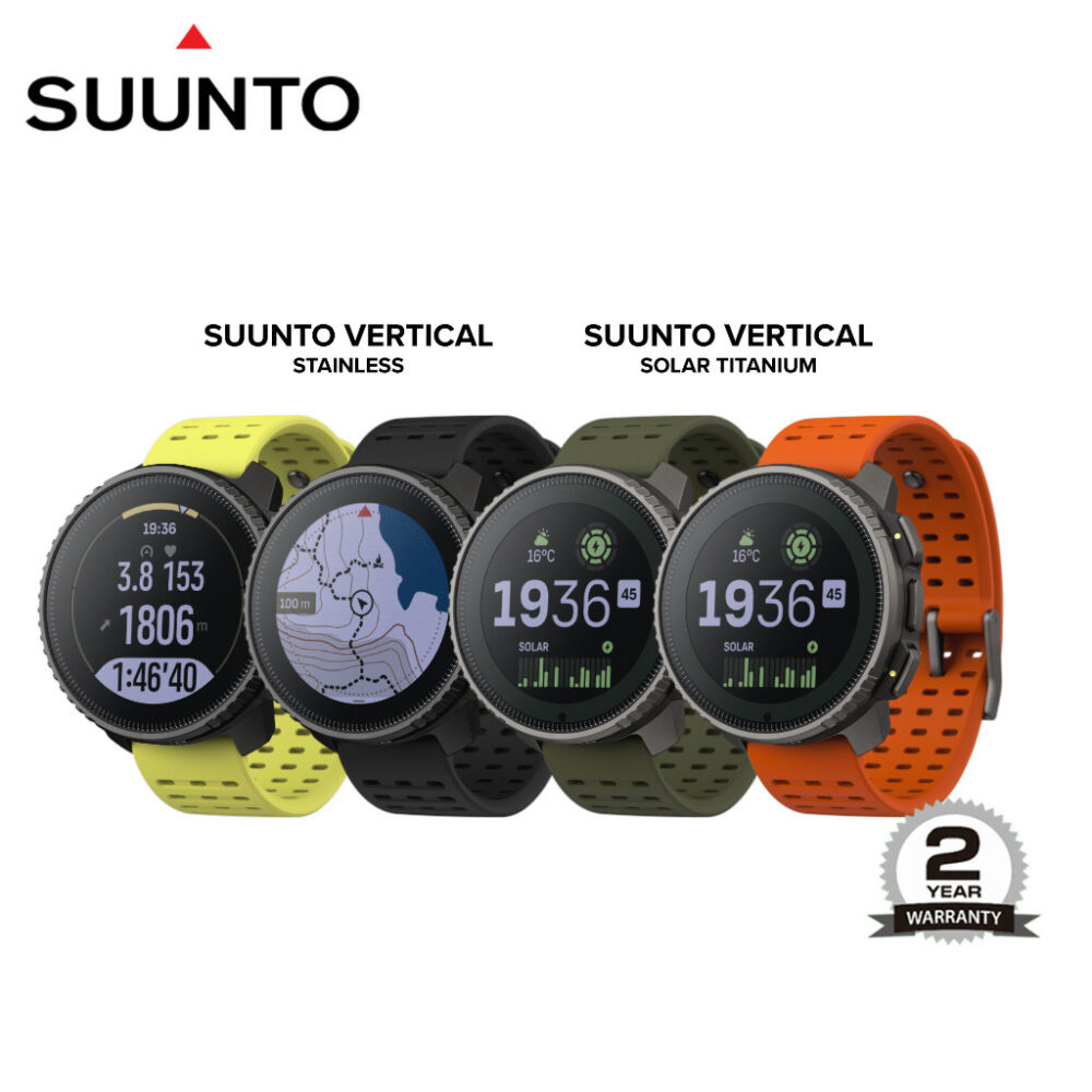 SUUNTO VERTICAL [ ใหม่ล่าสุด ] -  SPORT WATCH นาฬิกามัลติสปอร์ต ดำน้ำ วิ่ง เทรล -  ประกัน2 ปีศูนย์ไทย