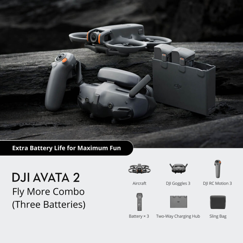 (Pre-Order 7-30 วัน)  DJI Avata 2 Fly More Combo ประกันศูนย์ไทย - Image 3