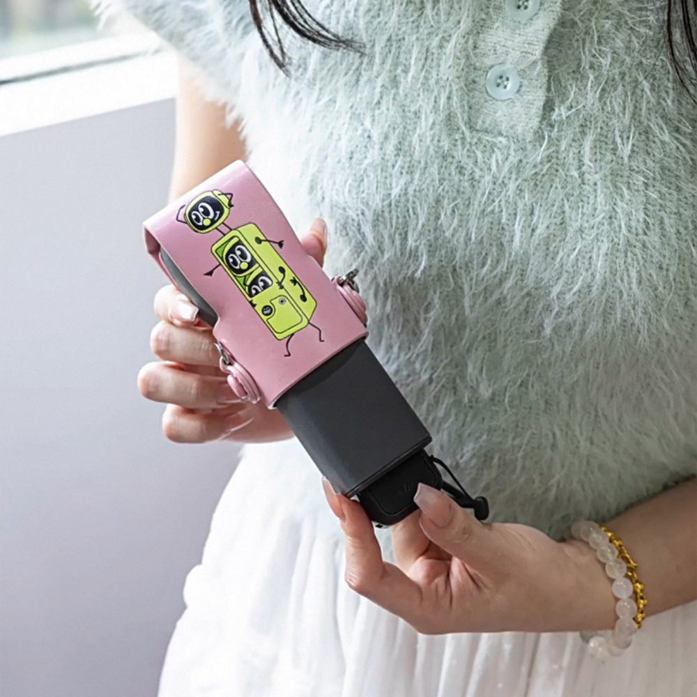 DJI Pocket 3 Mini Bag Pink Colorful กระเป๋ากล้อง Pocket 3 พร้อมสายคล้องคอ - Image 2