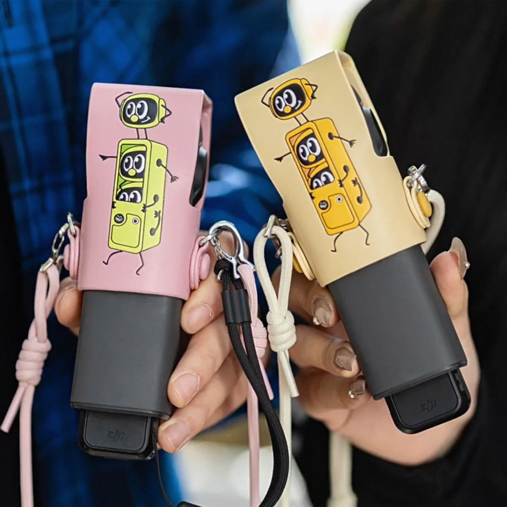 DJI Pocket 3 Mini Bag Pink Colorful กระเป๋ากล้อง Pocket 3 พร้อมสายคล้องคอ - Image 8