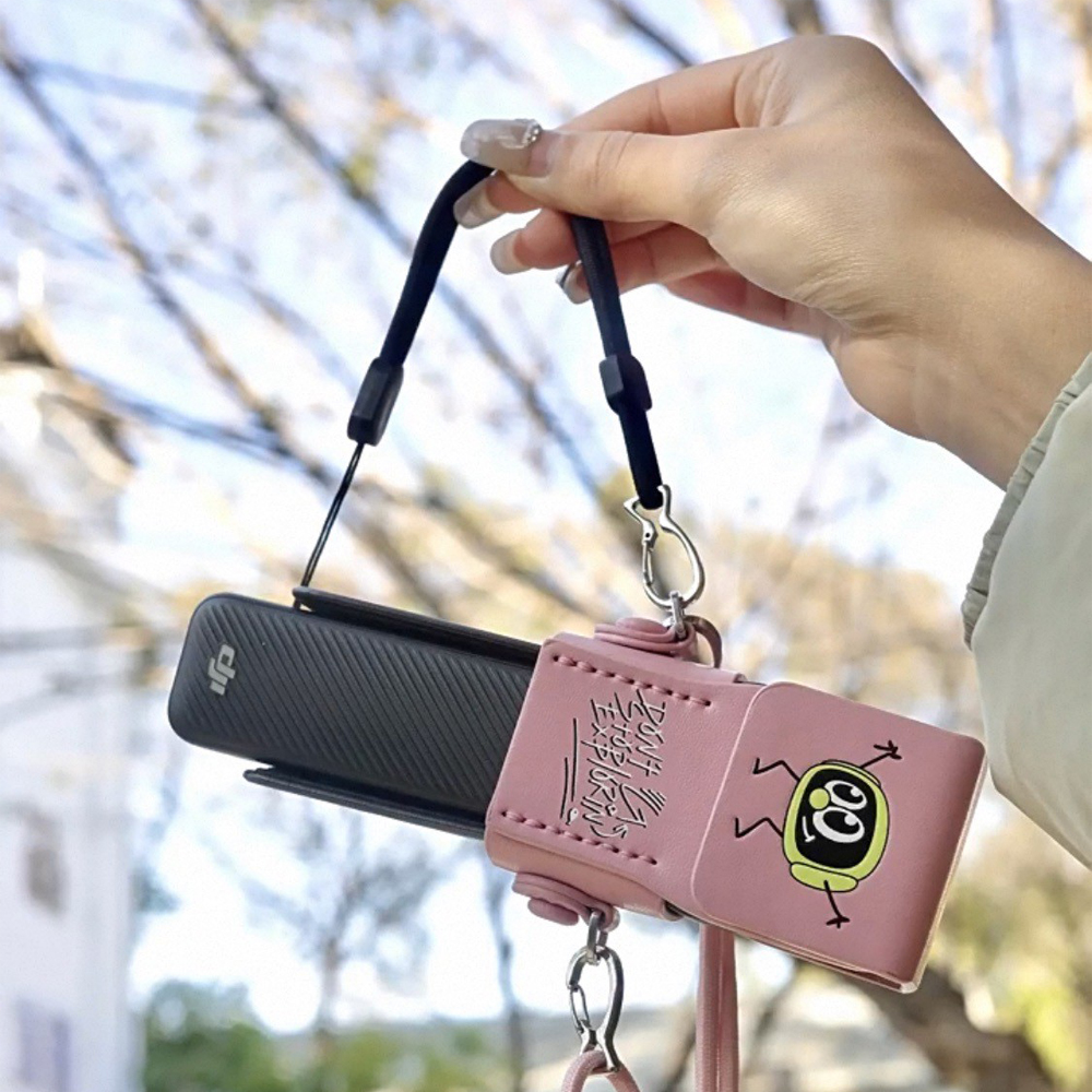 DJI Pocket 3 Mini Bag Pink Colorful กระเป๋ากล้อง Pocket 3 พร้อมสายคล้องคอ - Image 7