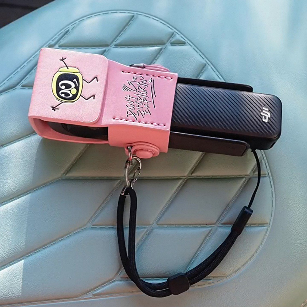 DJI Pocket 3 Mini Bag Pink Colorful กระเป๋ากล้อง Pocket 3 พร้อมสายคล้องคอ - Image 3