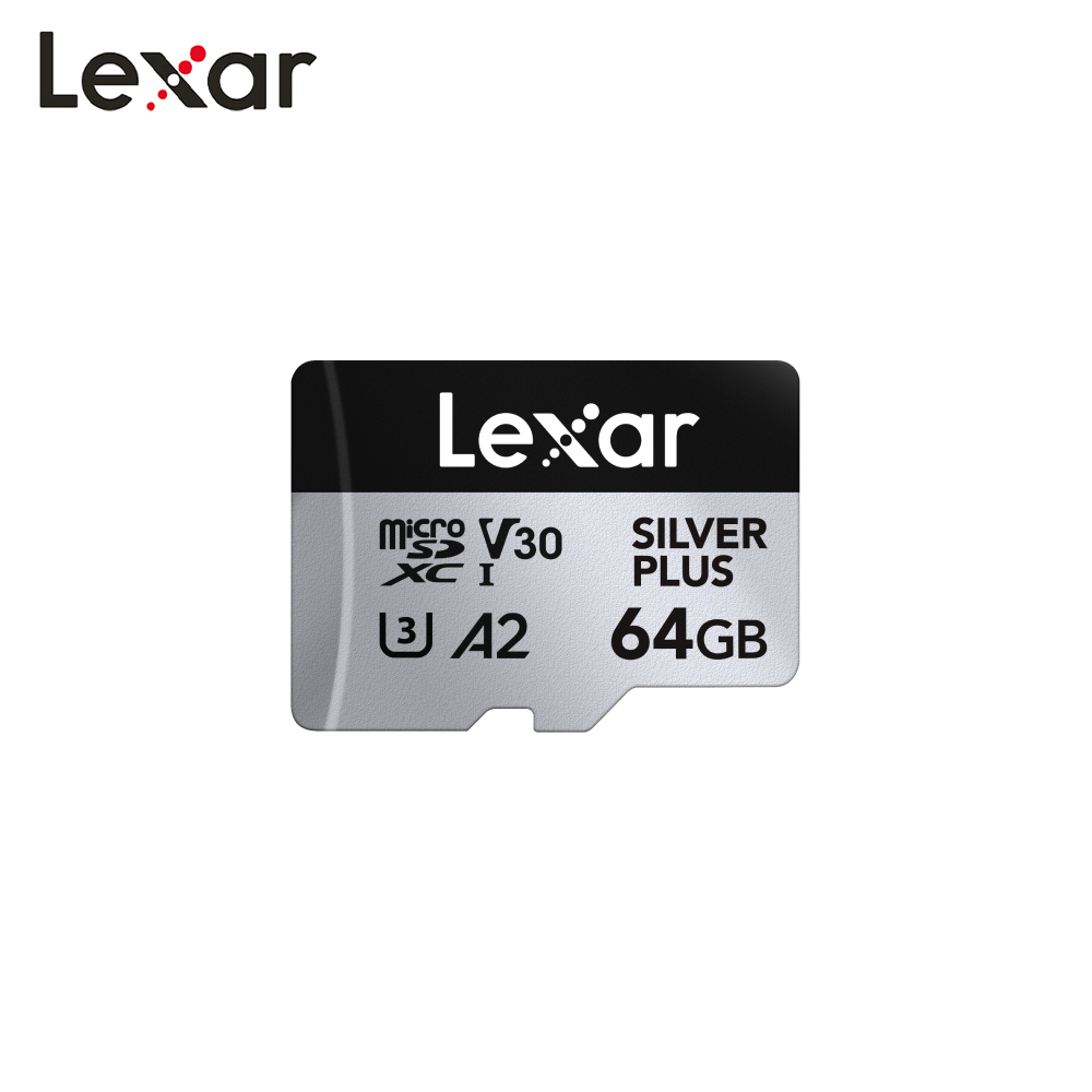 Upgrade Lexar 64 GB Professional Silver Plus microSDXC