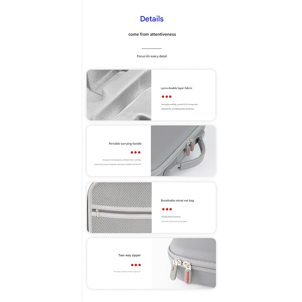 DJI Neo Fly More Combo Bag Black No.3 a318 กระเป๋าใส่ DJI Neo - Image 3