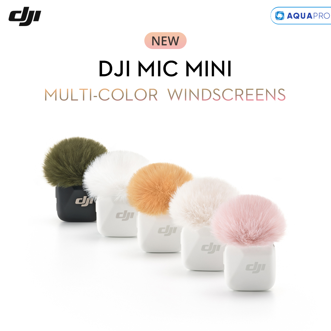 DJI Mic Mini Transmitter (Infinity Black) สีดำ + DJI Mic Mini Multi-Color Windscreens ไมค์เดี่ยว + อุปกรณ์กันเสียงลม ประกันศูนย์ไทย - Image 9