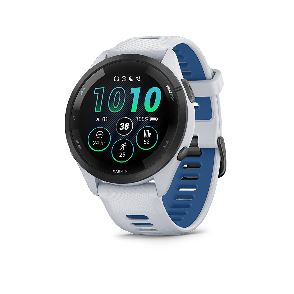 Garmin Forerunner 265 Music, WIFI, GPS, KOR/SEA, Whitestone 010-02810-51 ของแท้