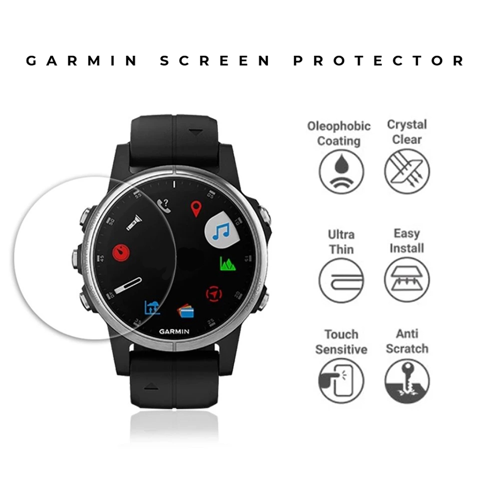 Focus Vivoactive 6/5/Venu/Vivomove Sport CF TPU Curved Fit ไม่มีฟิล์มหลัง ฟิล์มนิ่ม ฟิล์มกันรอยเต็มจอลงโค้ง ฟิล์มนาฬิกาการ์มิน เนื้อฟิล์ม แบบใส ปกป้องได้เต็มหน้าจอ Film Smartwatch - Image 11