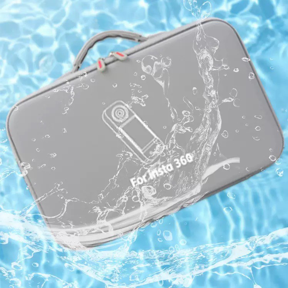 Insta360 X5 / X4 / X3 Grey With Shoulder Strap No.1 a423 กระเป๋าใส่ Insta360 X5 / X4 / X3 - Image 6