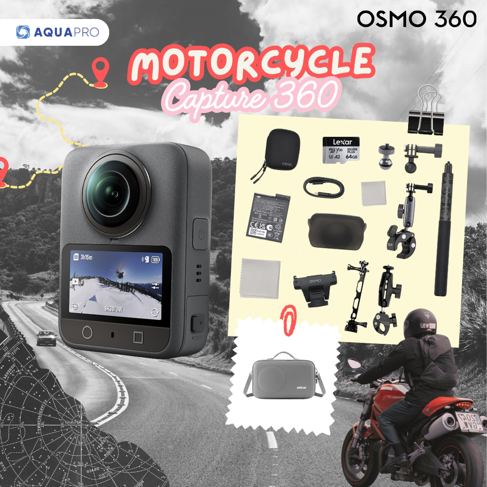 DJI Osmo 360 โปรโมชั่น พร้อมอุปกรณ์เสริมสุดคุ้ม - Image 4