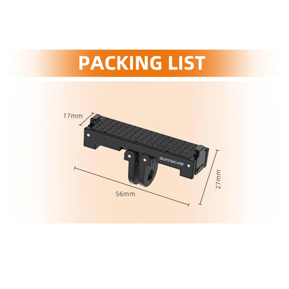 Sunnylife IST-AD692-D Insta360 GO 3S / GO 3 Magnetic Quick Release Mount Action Camera Selfie Stick Tripod Adapter Foldable Cam Stand - Image 3