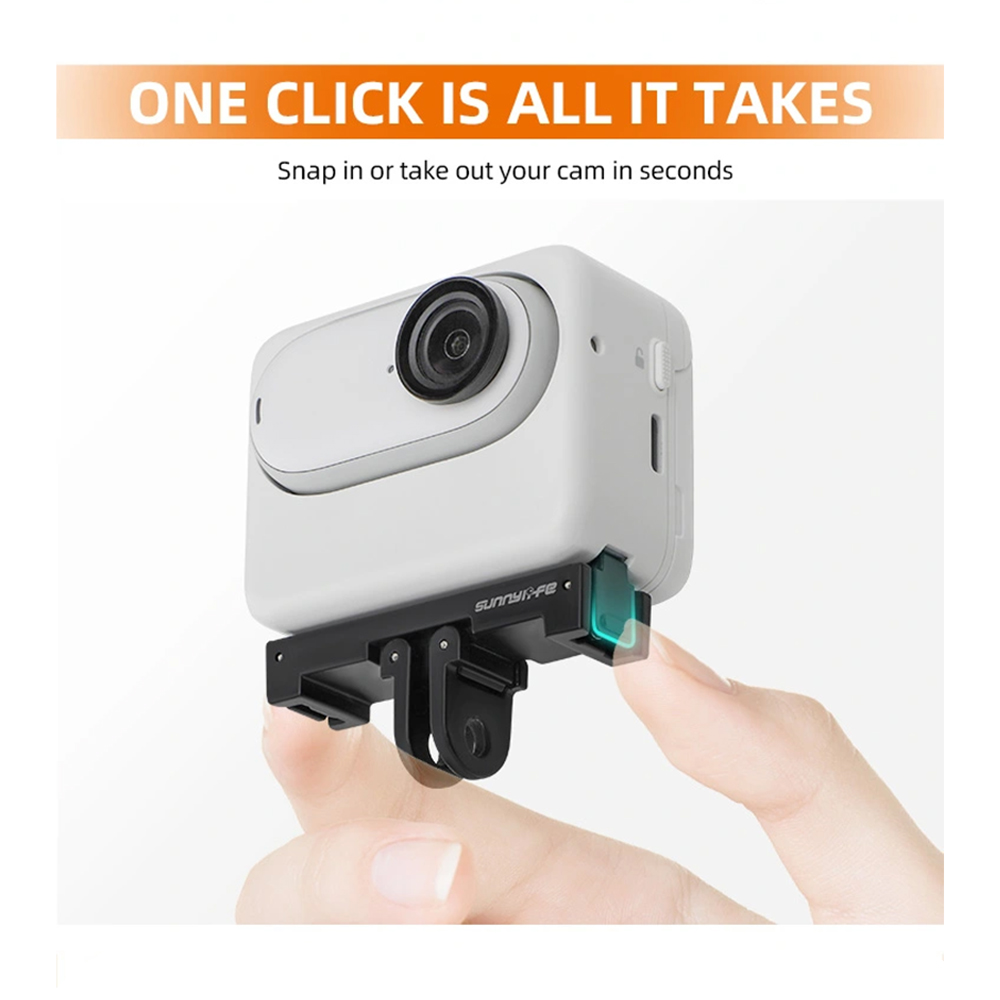 Sunnylife IST-AD692-D Insta360 GO 3S / GO 3 Magnetic Quick Release Mount Action Camera Selfie Stick Tripod Adapter Foldable Cam Stand - Image 2