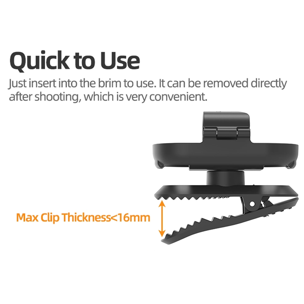 (Pre-Order 7-15 วัน) Sunnylife G3S-J896-D Insta360 GO 3S / GO 3 - 360 Degree Rotation Backpack Clip Action Camera Clamp Mount Accessories - Image 3