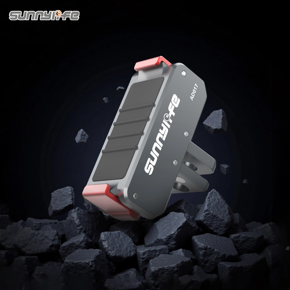 Sunnylife AD017-T DJI Nano/360/Action 5/4/3 Metal Magnetic Quick Release Adapter Mount Action Camera Foldable Cam Stand 1/4" Adapter - Image 6