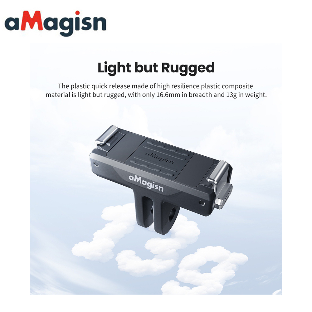 DJI Osmo Action 5/4/3 AA25 aMagisn Plastic Magnetic Quick Release MountaMagisn Plastic - Image 3