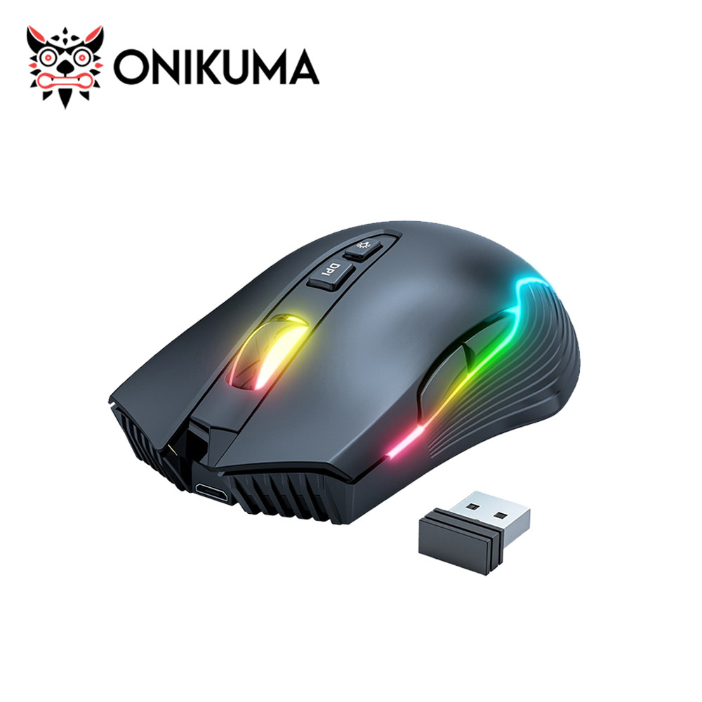 Onikuma Mizu Gaming Mouse (Black) ประกันศูนย์ไทย 2 ปี