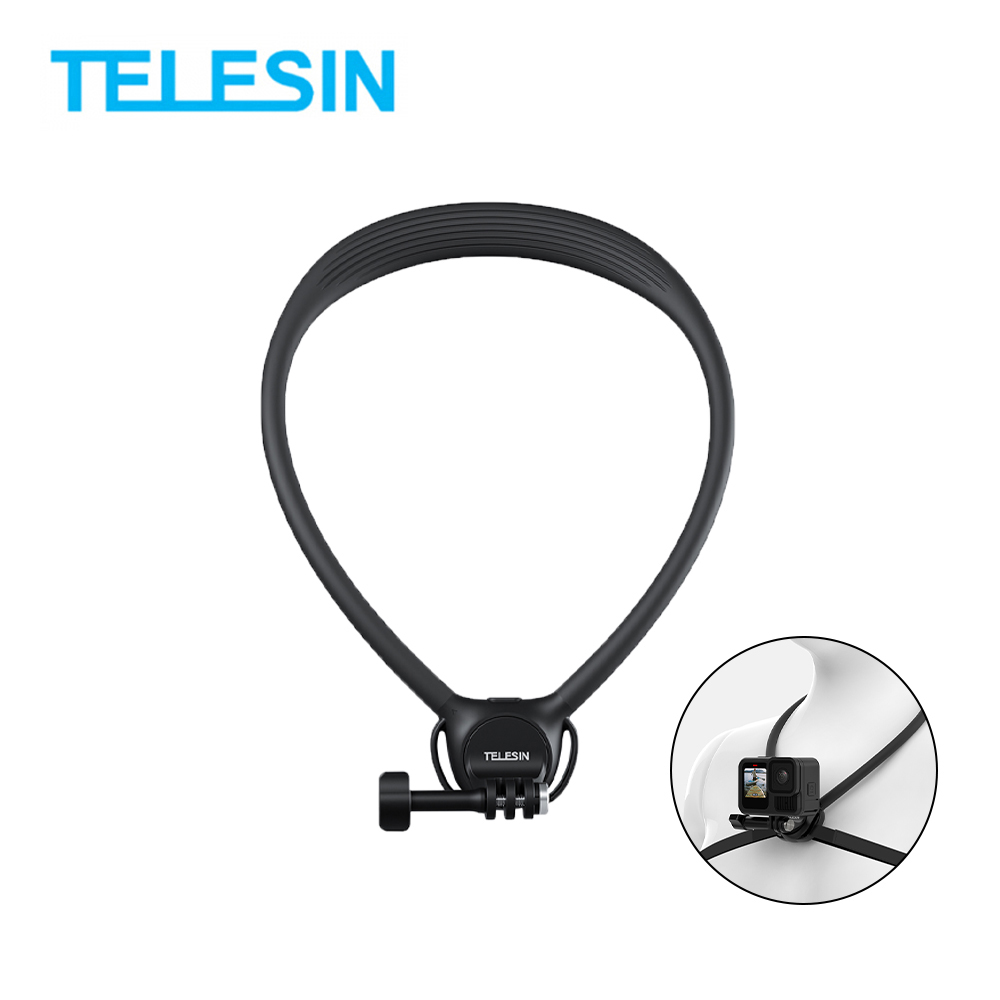 Telesin Neck Mount SE 2.0 สายคล้องคอ สายรัดหน้าอกปรับได้ POV/Vlog Neck Mount Phone Holder And Action Camera - Image 5