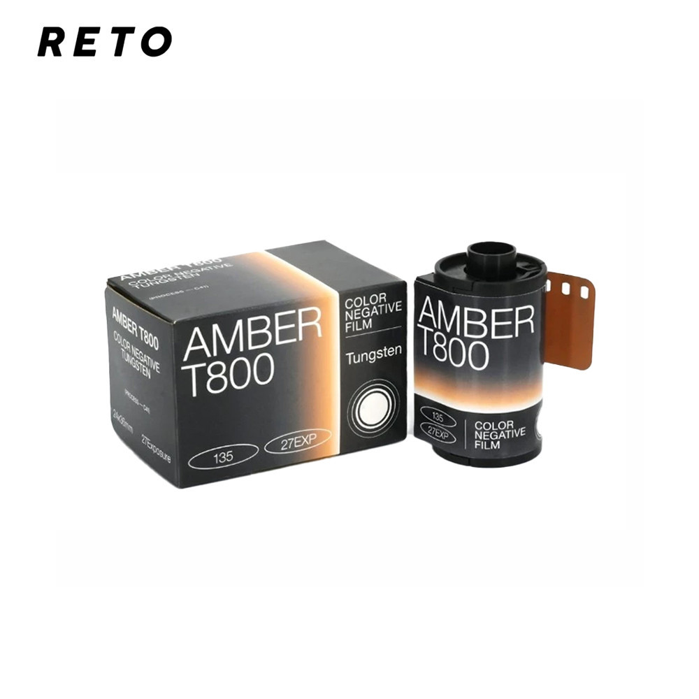 Reto ฟิล์ม Amber Tungsten T800 35MM Color Negative Film 27Exp