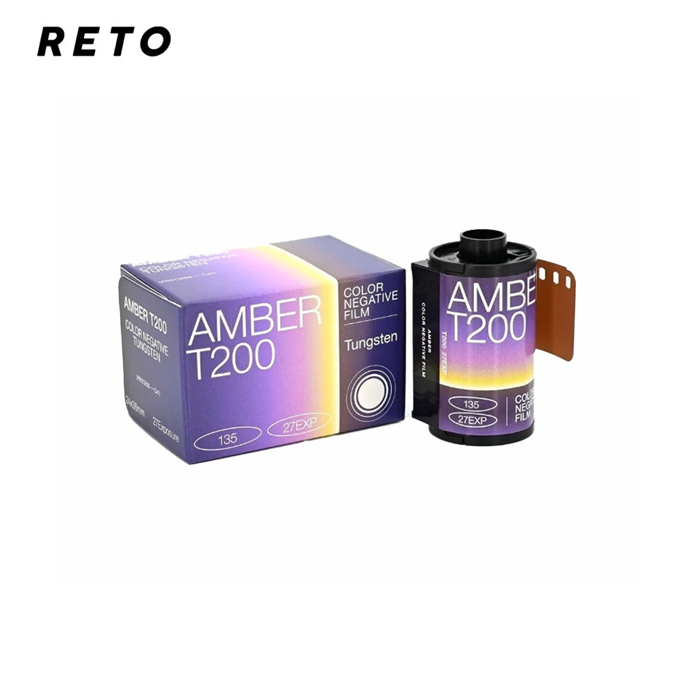 Reto ฟิล์มสี Amber T200 Film, 35MM, 27EXP