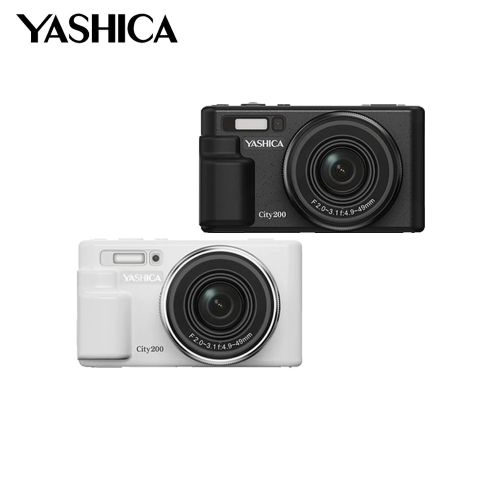 Yashica City 200 Digital Camera (Black / White) 10X Optical Zoom กล้องดิจิทัล ประกันศูนย์ Yashica City 200