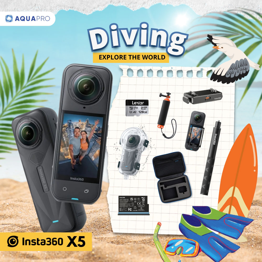 Insta360 X5 โปรโมชั่น พร้อมอุปกรณ์เสริมสุดคุ้ม - Image 10