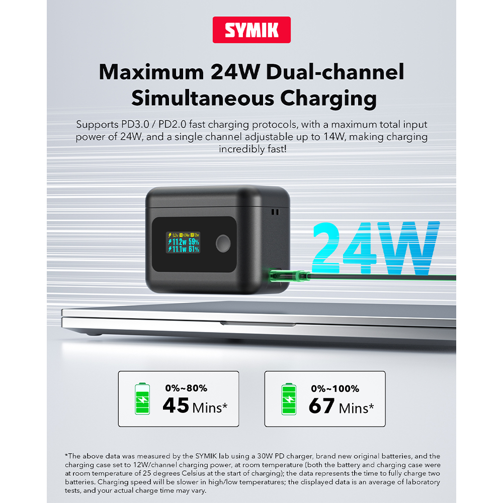 SYMIK Insta360 X4 Air Intelligent Charging Case แท่นชาร์จ Insta360 X4 Air By AquaproThailand - Image 5