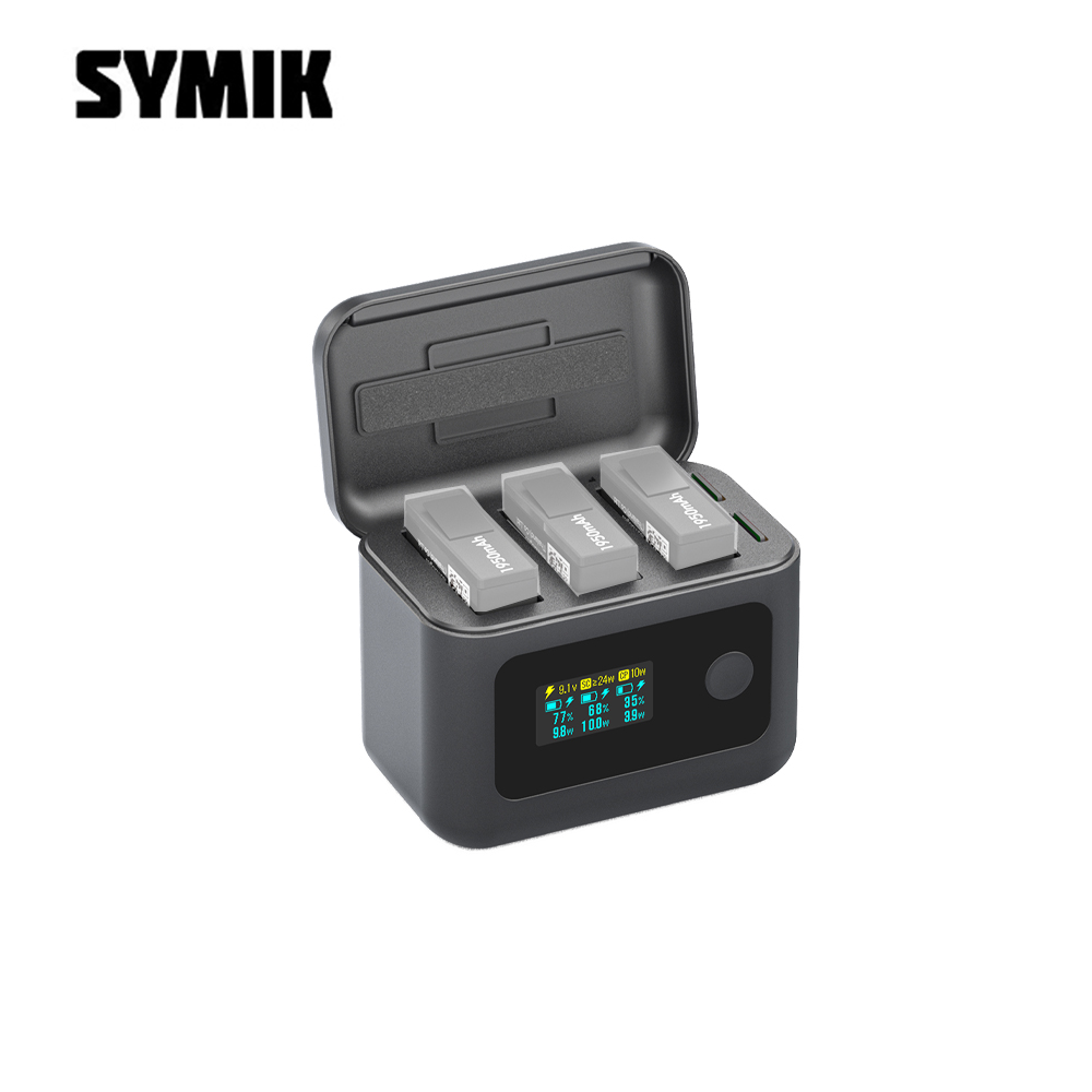 SYMIK Insta360 X5 Intelligent Charging Case แท่นชาร์จ Insta360 X5