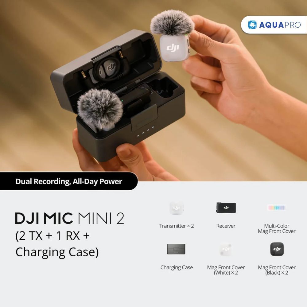 DJI Mic Mini 2 Wireless Microphone | ป้องกันเสียงแตก | ตัดเสียงรบกวน 2 ระดับ - Image 5