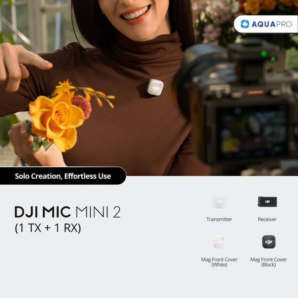 DJI Mic Mini 2 Wireless Microphone | ป้องกันเสียงแตก | ตัดเสียงรบกวน 2 ระดับ - Image 3