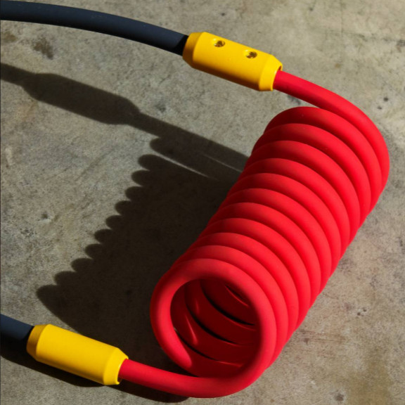 Antimonster Loop Red 240W Type-C Fast Charging ชาร์จเร็ว สายชาร์จแบบสปริง (ประกันตลอดชีพ) - Image 3
