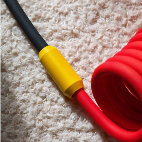 Antimonster Loop Red 240W Type-C Fast Charging ชาร์จเร็ว สายชาร์จแบบสปริง (ประกันตลอดชีพ) - Image 4
