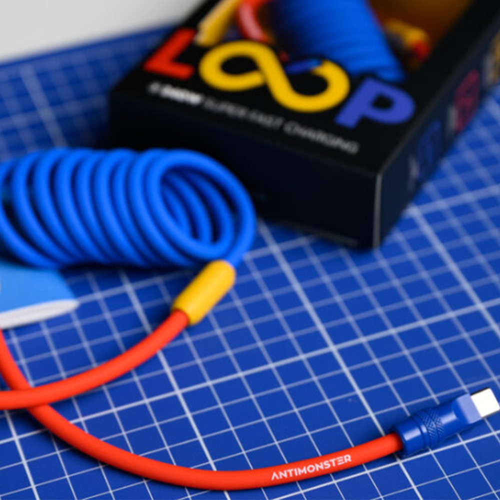 Antimonster Loop Original 240W Type-C Fast Charging ชาร์จเร็ว สายชาร์จแบบสปริง (ประกันตลอดชีพ) - Image 7